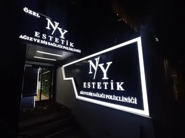 Işıklı pleksi kutu harf tabela